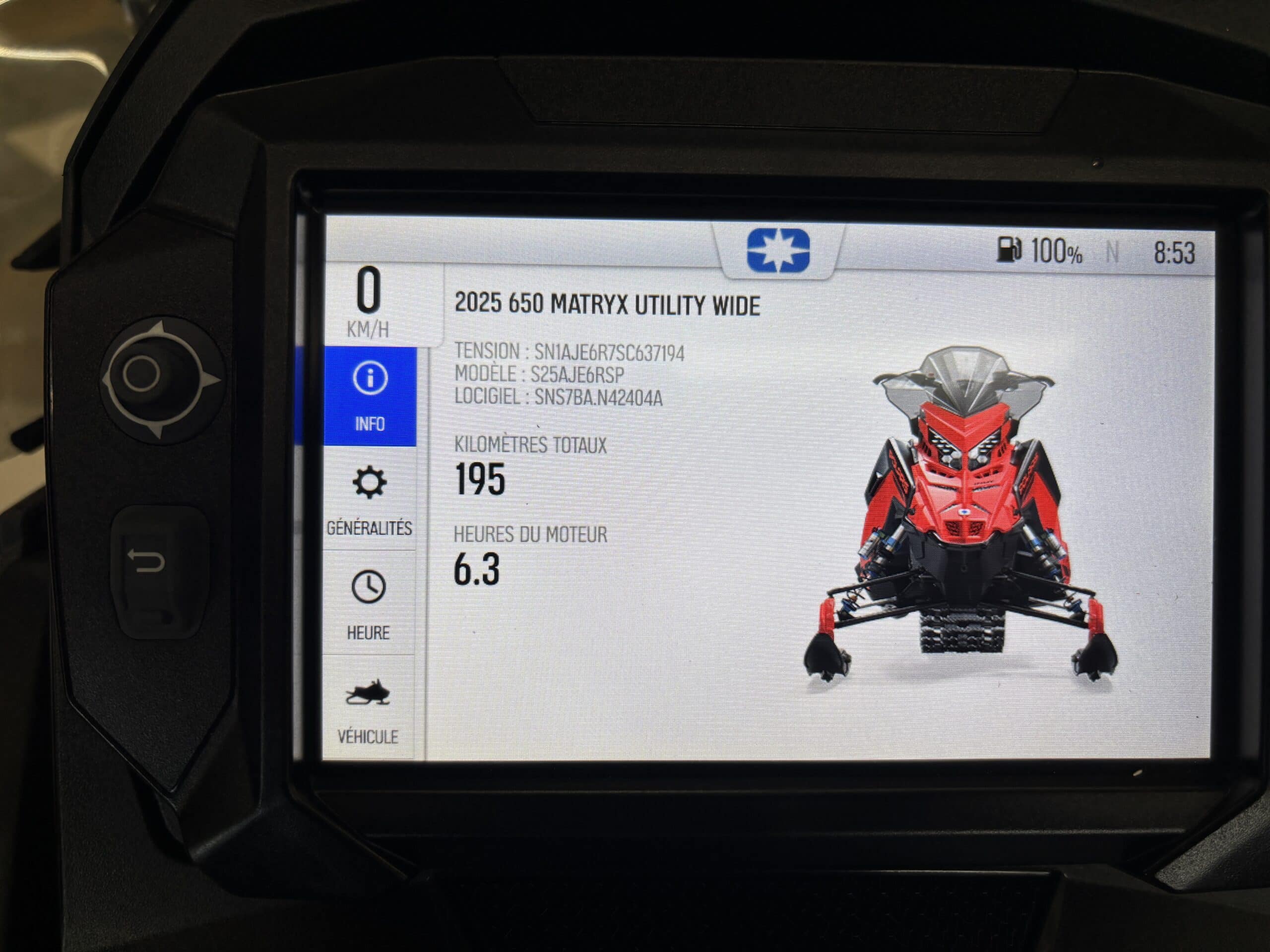 POLARIS TITAN 650 ADVENTURE 155 1.8" ES 2025